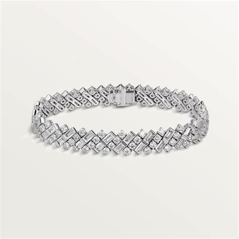 reflection de cartier bracelet white gold and diamonds|Reflection de Cartier bracelet.